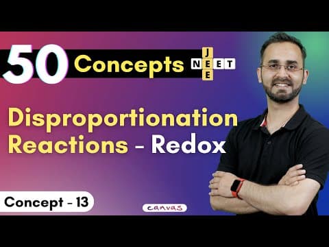 Most important Disproportionation reactions